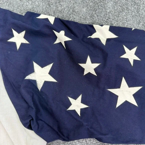 Wrangler Shirt Men 17.5 36 XL Xlong Tails American Flag Western Button Up *FLAWS - Picture 16 of 16